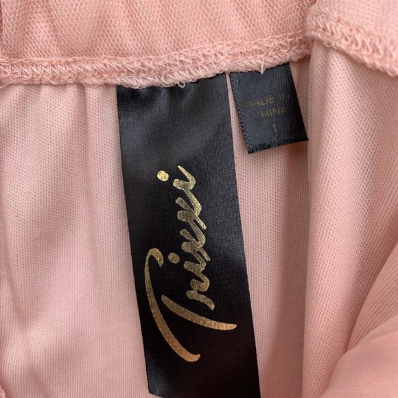 TRIXXI Loves the Spotlight Pink Sequin Lace-Up Mini Dress 🌸🤩 Size 1 - Picture 5 of 11